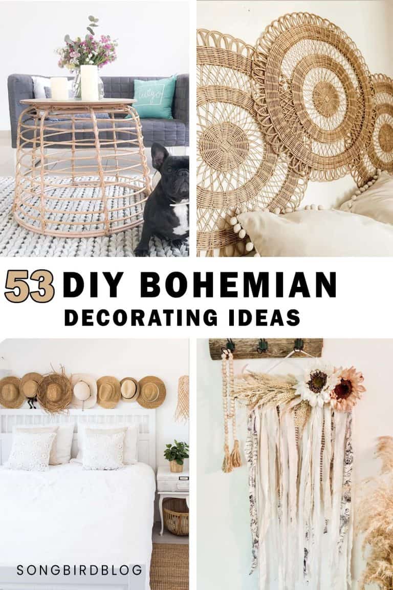 53 Stunning Homemade Boho Decor Ideas You Don't Want To Miss - Songbird