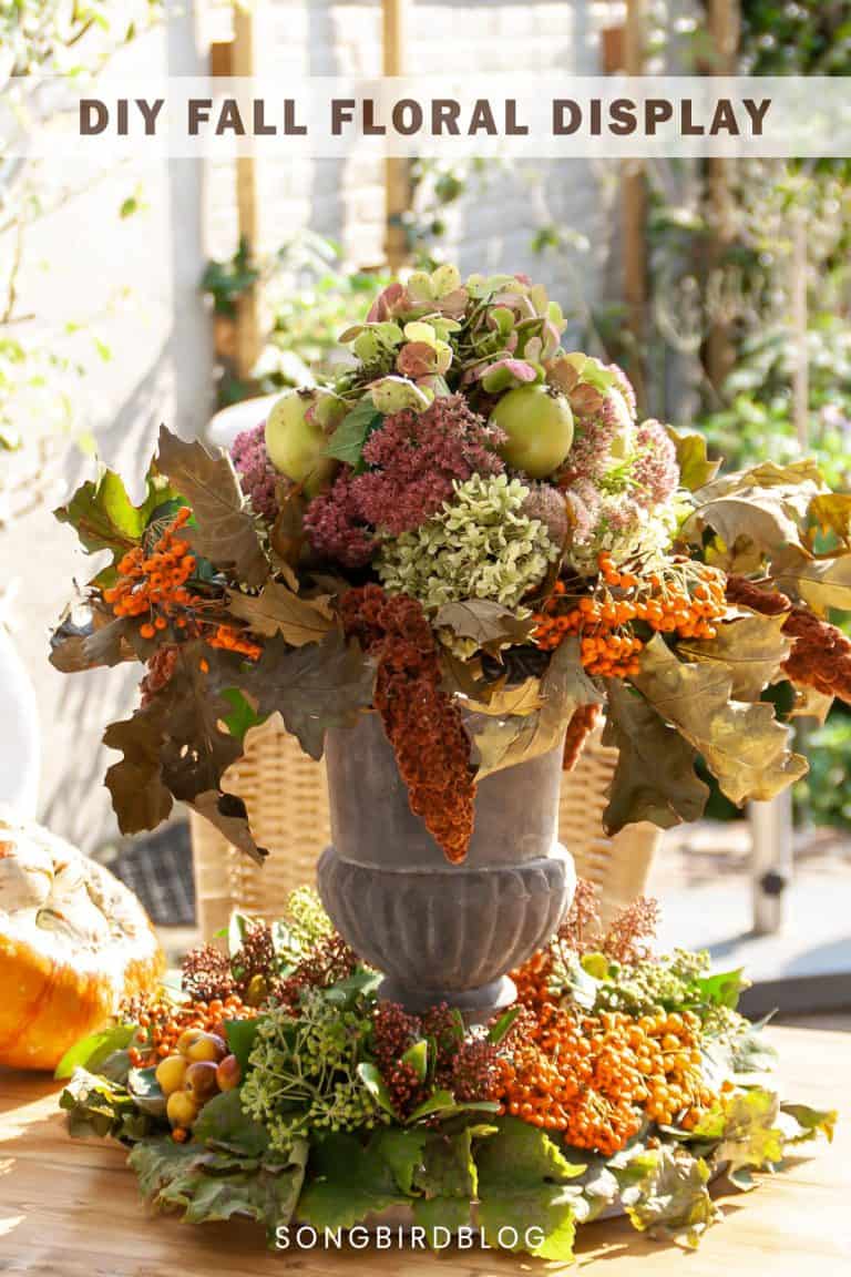 How to make a fall floral arrangement