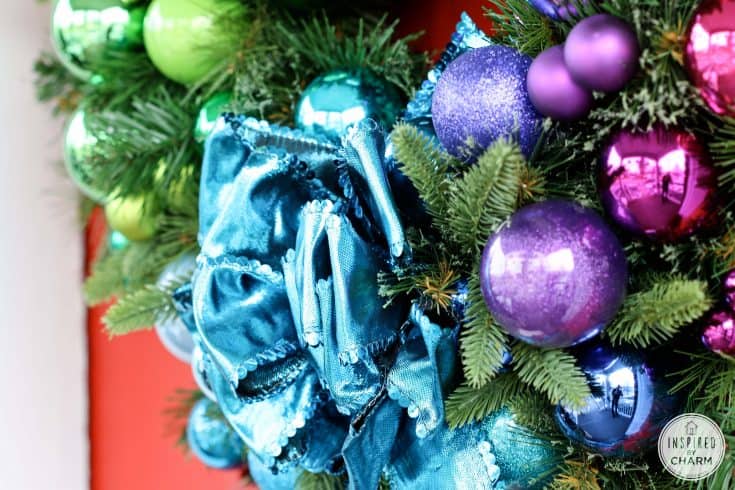 Image for Gradient Rainbow Christmas Wreath