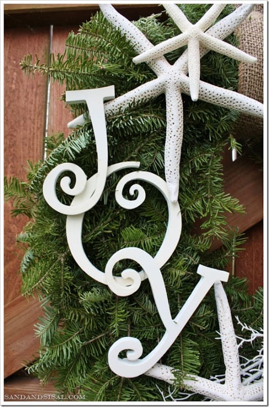 Image for Share Some JOY - Create a Coastal Holiday Wreath ~ Sand and Sisal