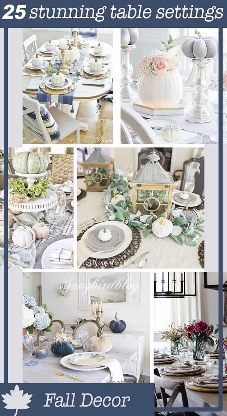 25 Stunning Fall Dining Table Decor Ideas