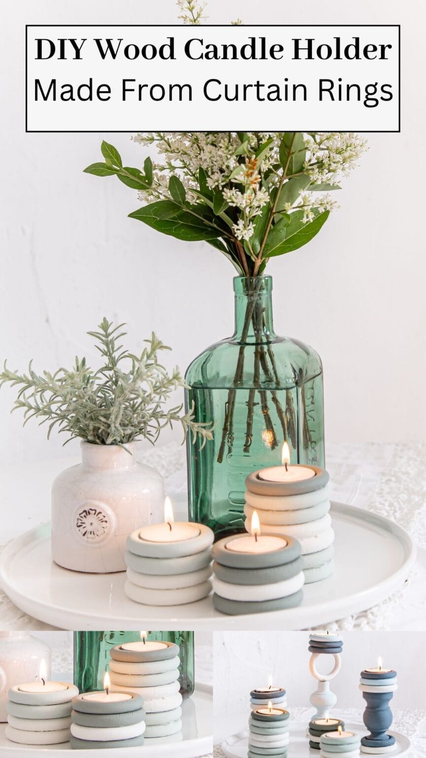 Recycle Curtain Rings How to Upcycle Curtain Rings Into Pretty Candle Holders - Songbird