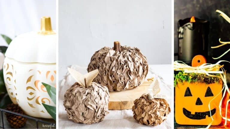 Easy pumpkin craft ideas for adults.