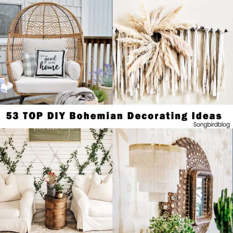 53 Stunning Homemade Boho Decor Ideas You Don't Want To Miss - Songbird
